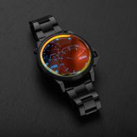 Avalonic Slate Red Erkek Saat – Dual Time & Lazer Cam