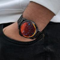 Avalonic Slate Red Erkek Saat – Dual Time & Lazer Cam