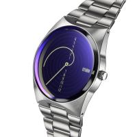 Fibon-X Lazer Blue Erkek Saat – Fibonacci Tasarım & Lazer Cam
