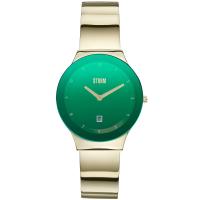 Lucki Gold Lazer Green Kadın Saat – 21K Altın Kaplama & İridesan Cam