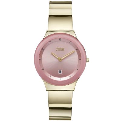 Lucki Gold Pink Kadın Saat – Sunray Kadran & 21K Altın Kaplama