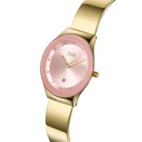 Lucki Gold Pink Kadın Saat – Sunray Kadran & 21K Altın Kaplama