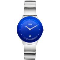 Lucki Lazer Blue Kadın Saat – İridesan Cam & Çelik Bangle Tasarım