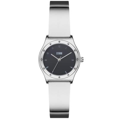 Marlena Black Kadın Saat – Minimal Siyah Kadran & Çelik Bangle