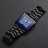 Omari Grand Slate Blue Erkek Saat – Kare Kadran & Ion Kaplama