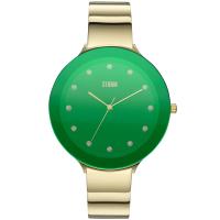 Ostele Gold Lazer Green Kadın Saat – Oversized Kristal Detaylı