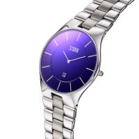 Slim-X XL Lazer Blue Erkek Saat – Ultra İnce Çelik & 50M