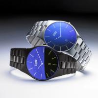Slim-X XL Lazer Blue Erkek Saat – Ultra İnce Çelik & 50M