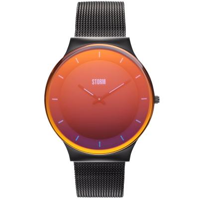  Pylo Slate Red Erkek Saat – Ultra İnce Mesh Çelik