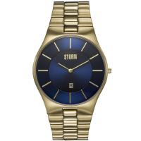 Slim-X XL Lazer Blue Gold Erkek Saat – Ultra İnce 50M